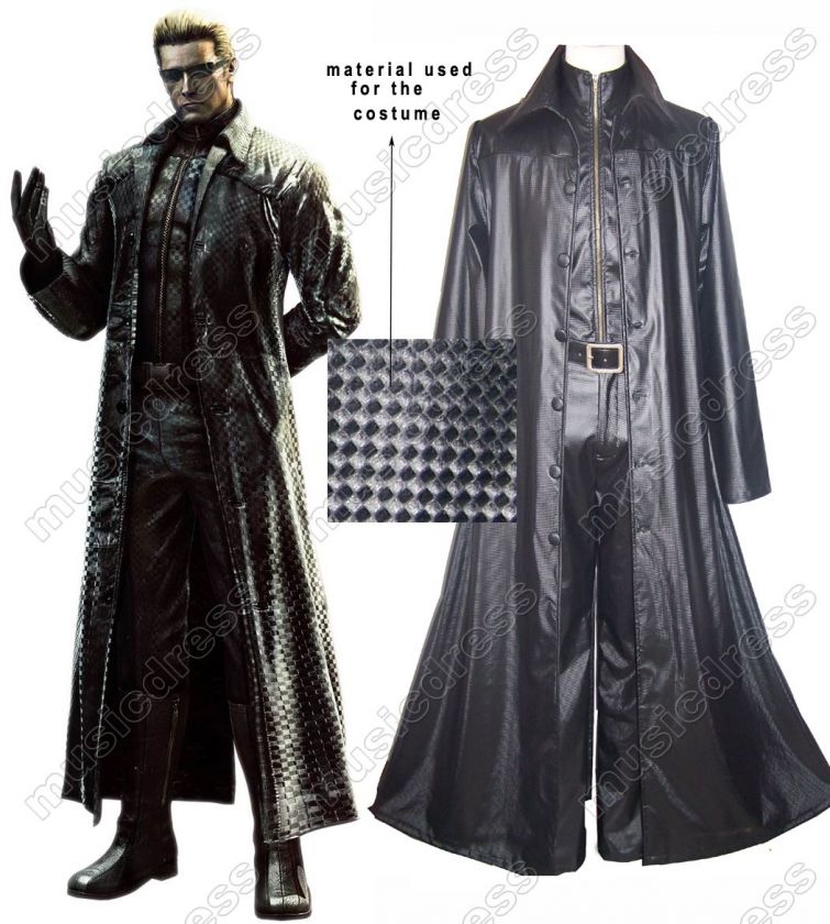 Resident Evil 5 Albert Wesker cosplay halloween costume  