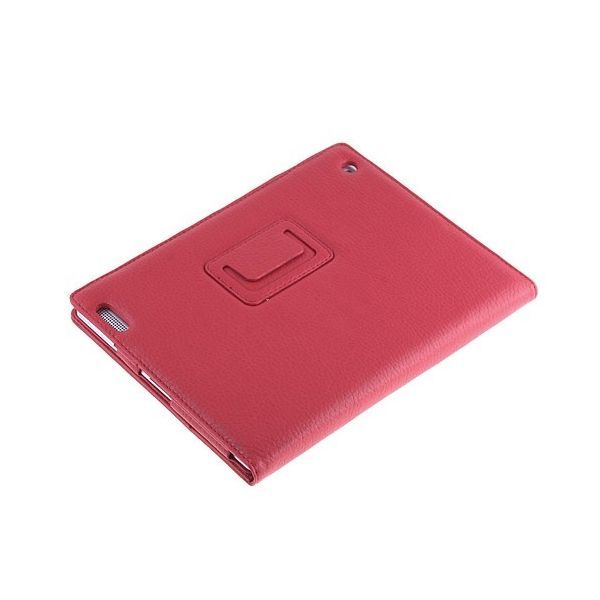 Red New Leather Skin Case Cover Pouch for Apple iPad 2  