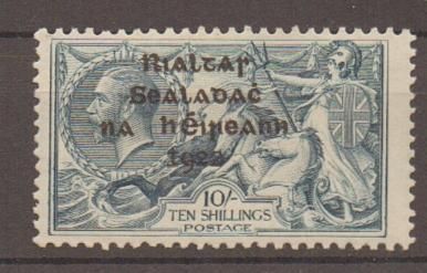 IRELAND SG21 1922 10/= DULL GREY BLUE MTD MINT  