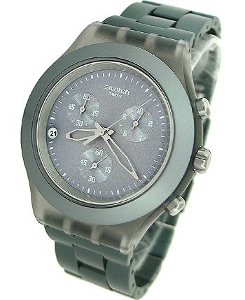 SWATCH CHRONOGRAPH ALUMINUM UNISEX WATCH SVCM4007AG  