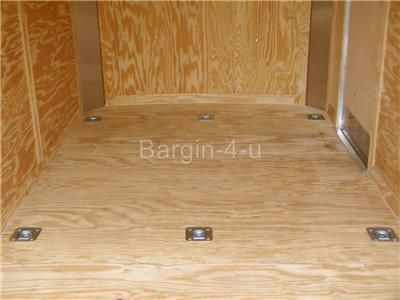 NEW 12 6x12 V Nosed Motorcycle Enclosed Cargo Trailer  