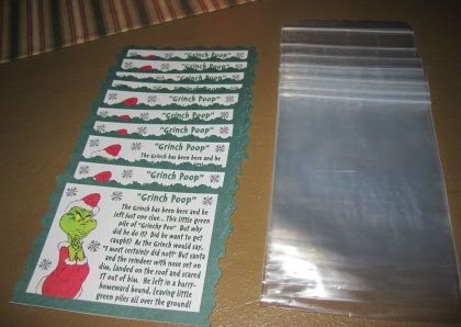 Grinch Poop Kit Makes 10 Cute Gifts  