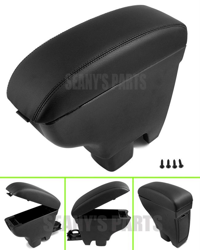 FOR SUZUKI SWIFT 04 11 BLACK CENTER CONSOLE STORAGE ARMREST W/ CUP 