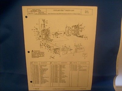 POULAN PRO CUT ALL SAW MODEL KS614 PARTS LIST  