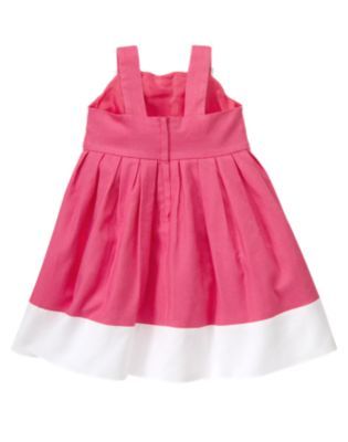 NWT Gymboree SPRING SOCIAL Bow Pink Linen Dress All Sz  