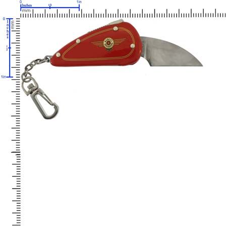 HARLEY DAVIDSON POCKET KNIFE KEYCHAIN RED WING   UNIQUE  