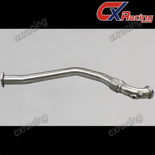   Downpipe 86 92 Toyota Supra MK3 7MGTE 3 V band Clamp Stainless  