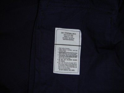 NEW COAST GUARD OPERATIONAL ODU COAT BLUE 44L  