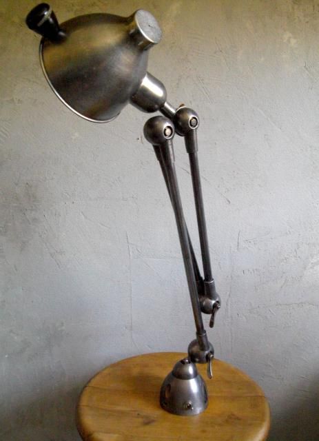 FRENCH MODERNIST vintage Industrial three arms lamp  