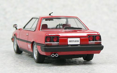 Aoshima DISM 76644 Nissan Skyline 1981 KHR30 Red 1/43 scale  