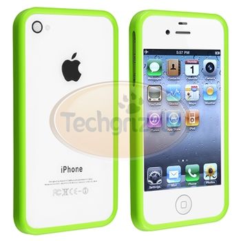 new generic tpu rubber bumper case compatible with apple iphone 4 4s 