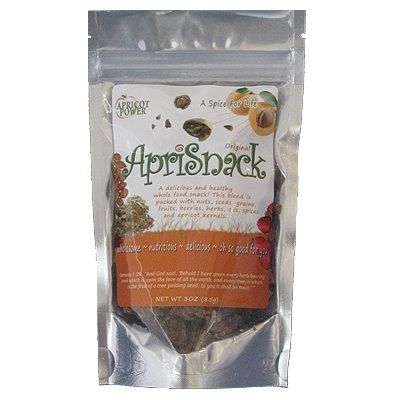 Aprisnack   B 17 snack super food with apricot kernels seeds  