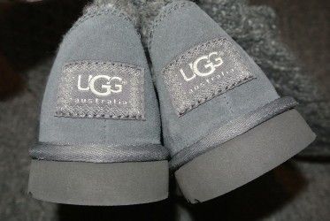 UGG AUSTRALIA Lattice Cardy ARGYLE Knit BOOTS Sz 7 NEW GREY  