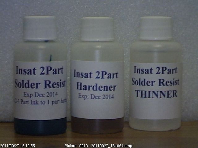 INSAT TWO PART SOLDER RESIST (SOLDER MASK)  