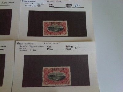 BELGIAN CONGO STAMPS 1886   1910 GOOD CAT VALUE  