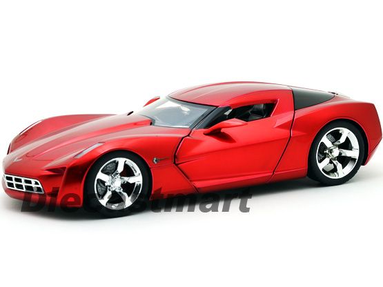 JADA 118 2009 CHEVY CORVETTE STINGRAY CONCEPT RED  