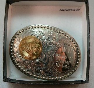 WW Shooting Clays Jacksonville FL Trap Shoot Award Belt Buckle ~ No 