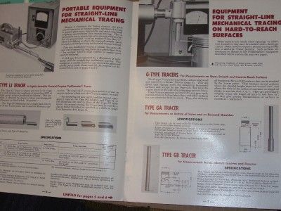 Micrometrical Catalog~Profilometer Tool~Tracer/Pilotors  