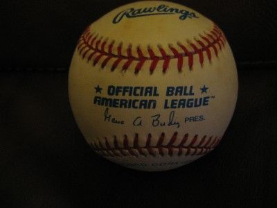 BALTIMORE ORIOLES signed ball JIM PALMER 1965 1984  