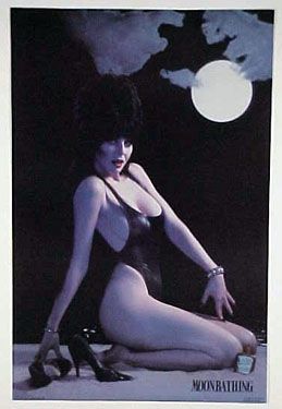 Elvira Moonbathing & Yours Cruely Poster Set of 2  MINT  