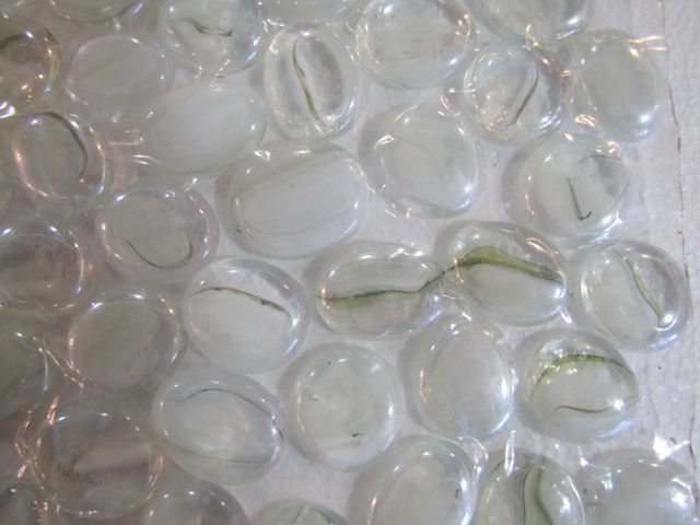 GLASS PEBBLES Tile on Film kitchen, bathroom walls  