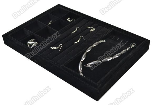   function Dismountable Velvet Jewelry Display/Storage Box Square  