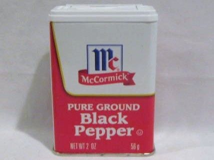 McCormick Ground Black Pepper 2 oz  