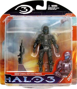 HALO 3 SERIES 2 MCFARLANE TOYS ODST ORBITOL DROP SHOCK TROOPER ACTION 