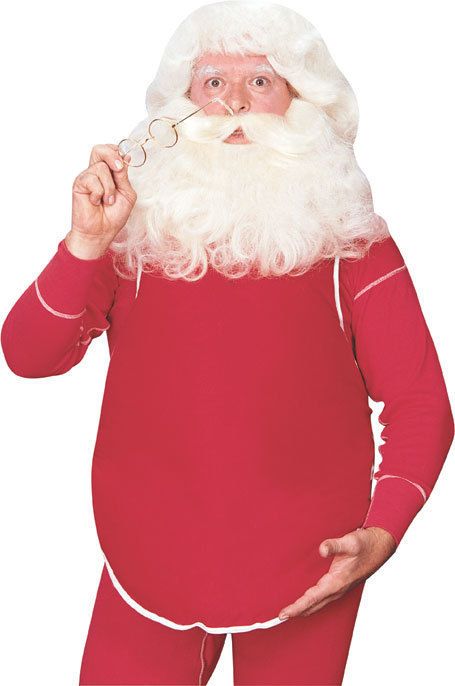 SANTA CLAUS STUFFABLE PADDED BELLY, CHRISTMAS COSTUME  