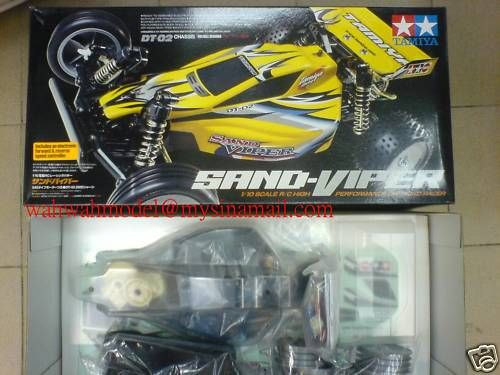 Tamiya (#58374) 110 DT 02 Sand   Viper EP w/ESC  