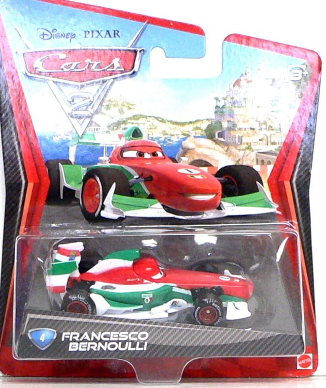 CARS 2 DISNEY PIXAR FRANCESCO BERNOULLI REPLICA MODEL  