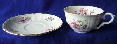 Fine Bohemian China Czechoslovakia CUP & SAUCERS SETS  