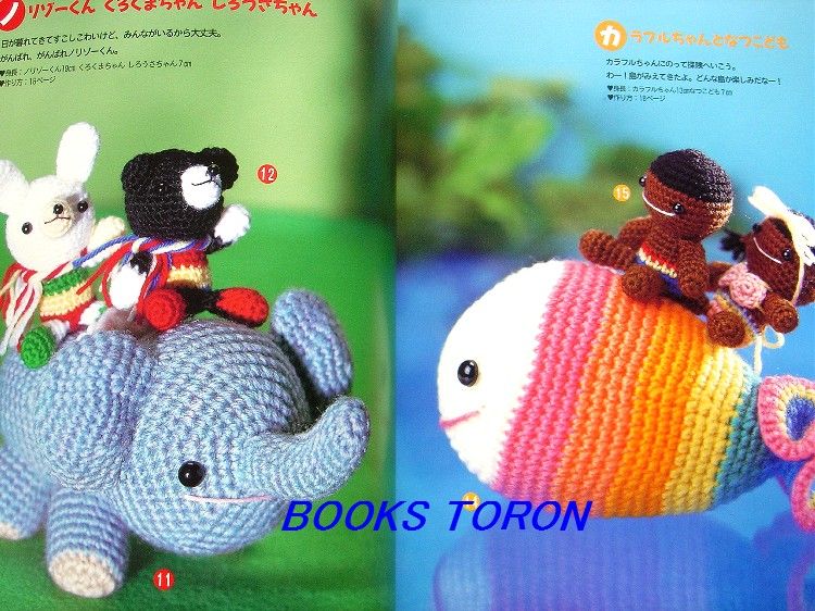 Amigurumi Zoo   Stuffed Animals/Japanese Crochet Knitting Craft Book 