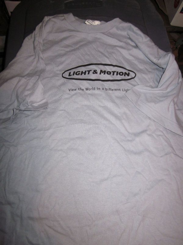 Light & Motion Bike Bicycle New Ride T Shirt Size L  