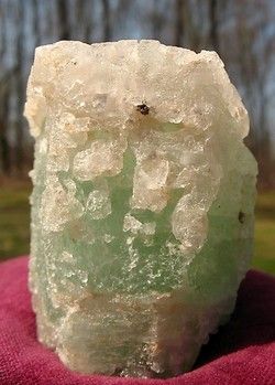 Big Beryl ~ Pink Morganite & Aquamarine Crystal  