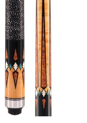   S11 Star Maple Black Pool Billiards Cue Stick + Free Case  