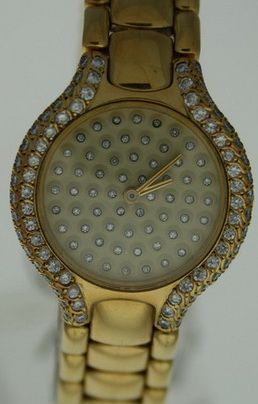 New Ebel Beluga Yellow gold and Diamonds Ladies Watch   