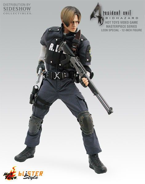 Scale Hot Toys Biohazard 4 Resident Evil Leon S. Kennedy R.P.D 