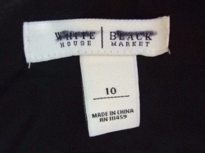 WHITE HOUSE BLACK MARKET stretch versatile dress NEW 10  