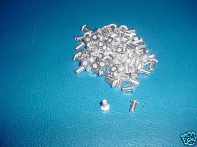 100PC 6 32 THREAD NUT RIVET INSERT BLIND ALL ALUMINUM  