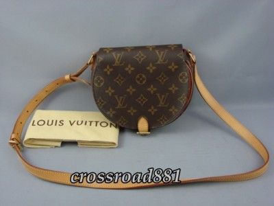 Authentic Louis Vuitton Monogram Tambourine Shoulder / Messenger Bag 