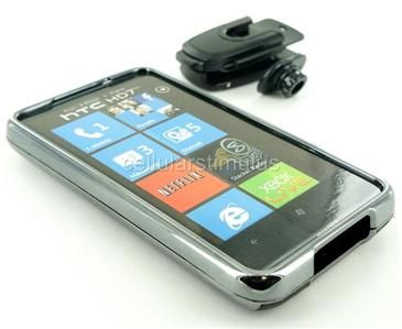 For HTC HD7 OEM BodyGlove Premium Chrome/Black Hard Snap On Case Cover 