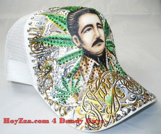 Brand New Tatuzone Jesus alverde Trucker Hat With Rhinestones