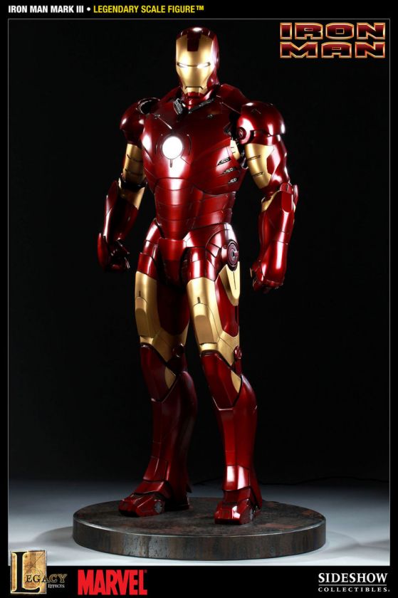 Sideshow Collectibles Iron Man Mark III 12 Legendary Scale HUGE Ltd 