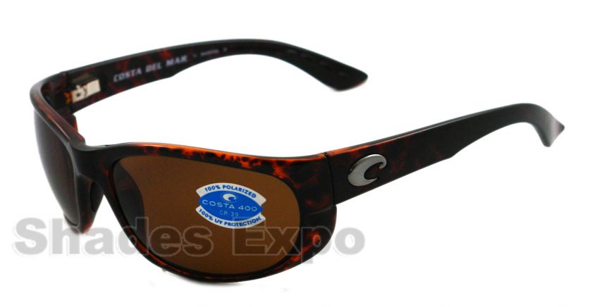 NEW Costa Del Mar Sunglasses CS HO 10 TORTOISE DAP HOWLER AUTH  