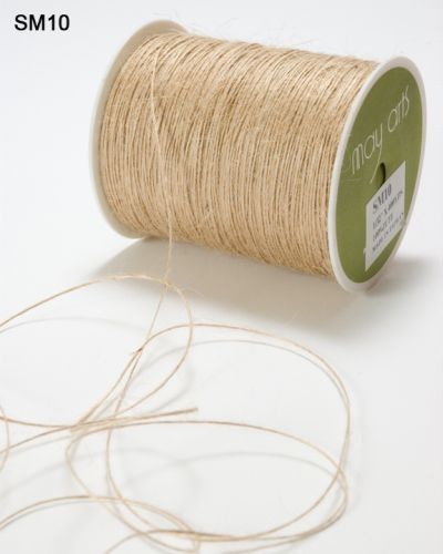 yards 1/32 Ribbon Fiber 100% JUTE BURLAP STRING  