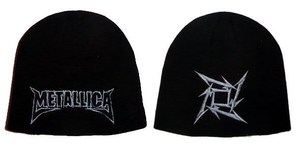 METALLICA Ninja Star Embroidered Beanie Cap Hat NEW  