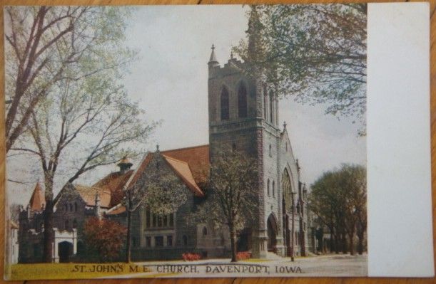 1910 PC St. Johns Methodist Episcopal   Davenport, IA  