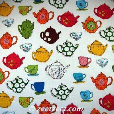 Robert Kaufman Metro Cafe UTENSILS Cream Quilt Fabric  