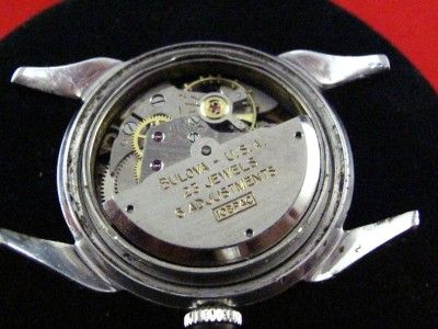 VINTAGE BULOVA 23J AUTOMATIC WRISTWATCH CALIBER 10BPAC  